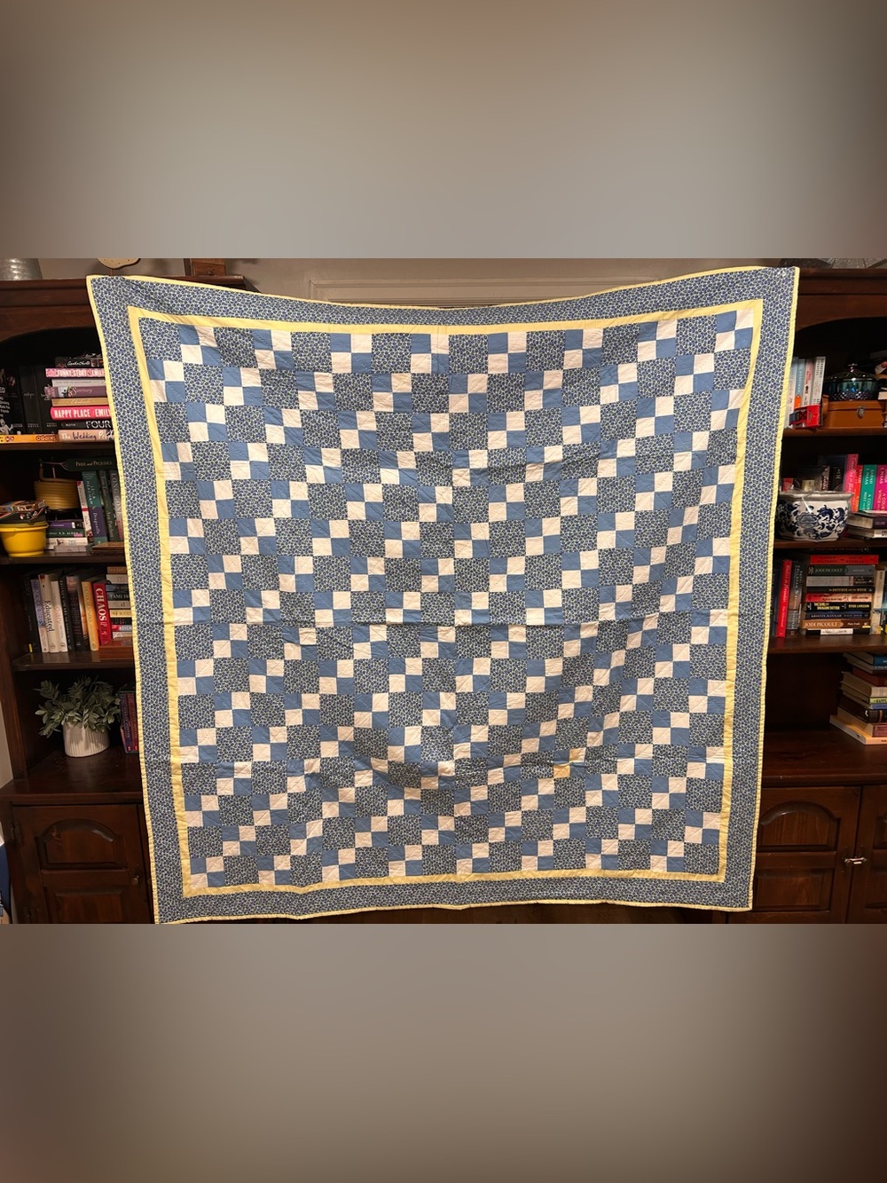 Handmade Irish Chain Quilt